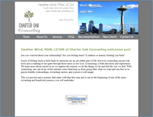 Tablet Screenshot of charteroakcounseling.com